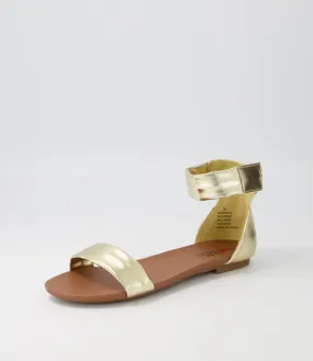 I LOVE BILLY Shomas Pale Gold Sandals