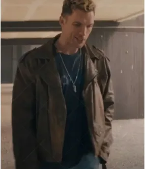 I Used to Be Famous Tom Bacon Brown Leather Jacket