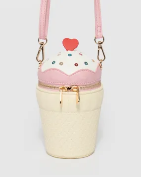 Ice Cream Pink Crossbody Bag