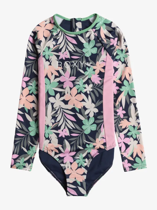 Ilacabo Active - Long Sleeve One-Piece Rash Vest for Girls 6-16