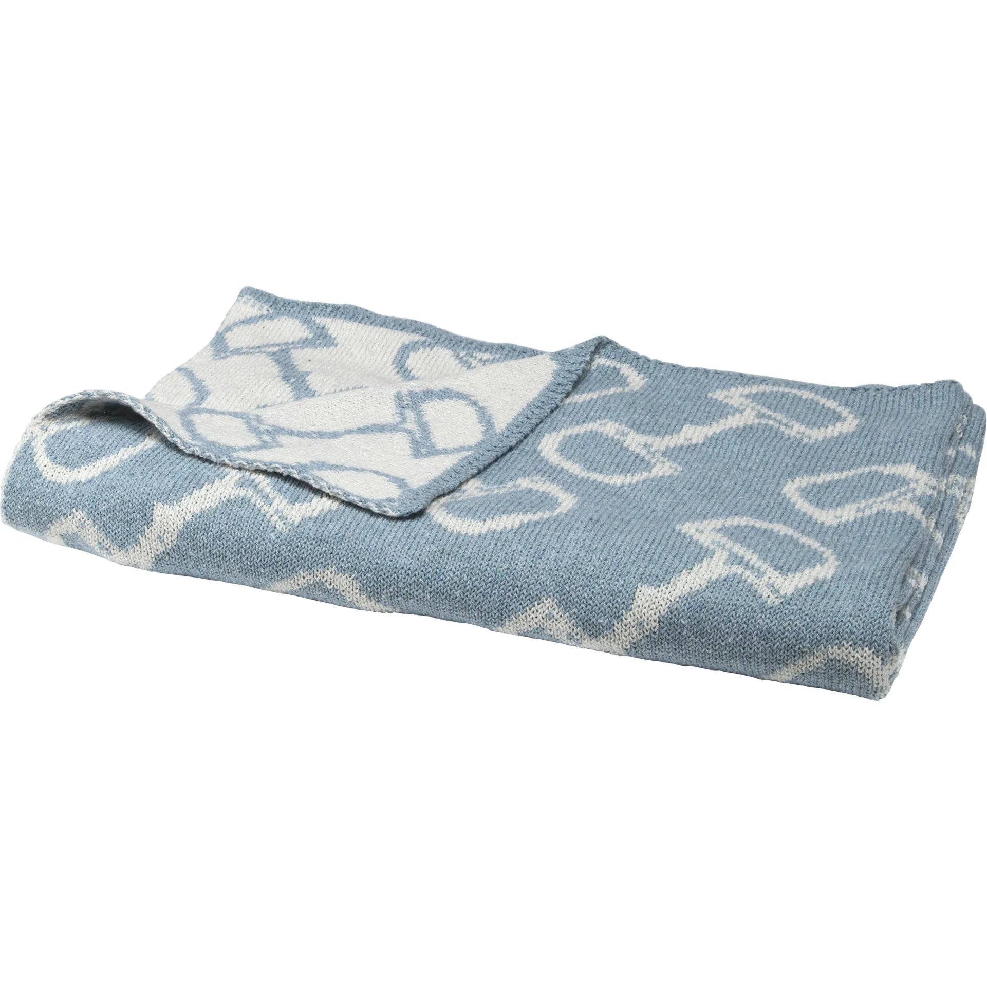 in2green Bits Reversible Baby Blanket, Pond