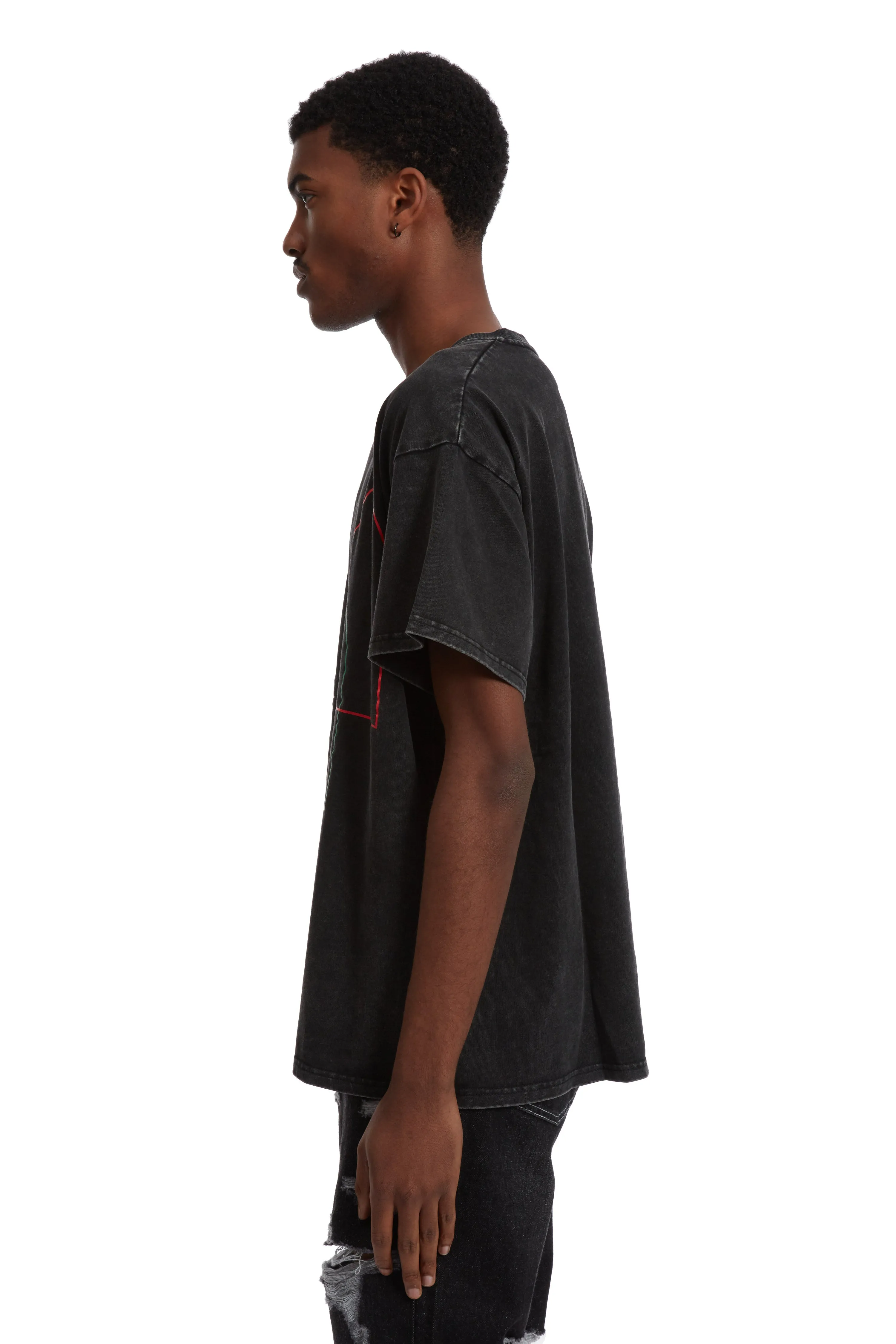 INTERWOVEN WINDOWS SHORT SLEEVE