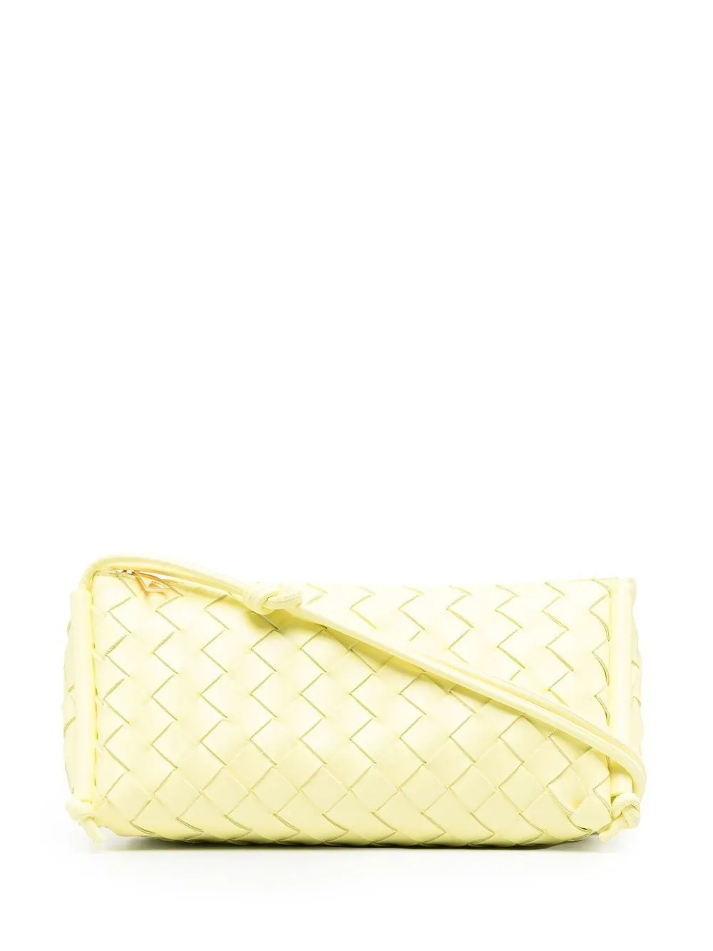 Intrecciato-weave shoulder bag