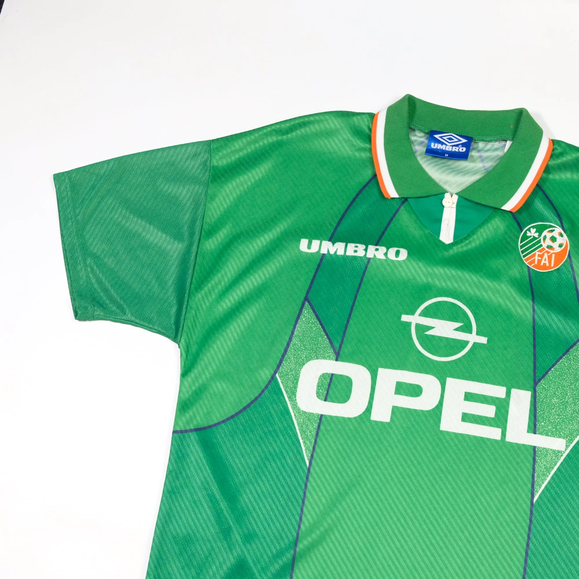 Ireland Original 1994/1996 Umbro Home Football Shirt Medium