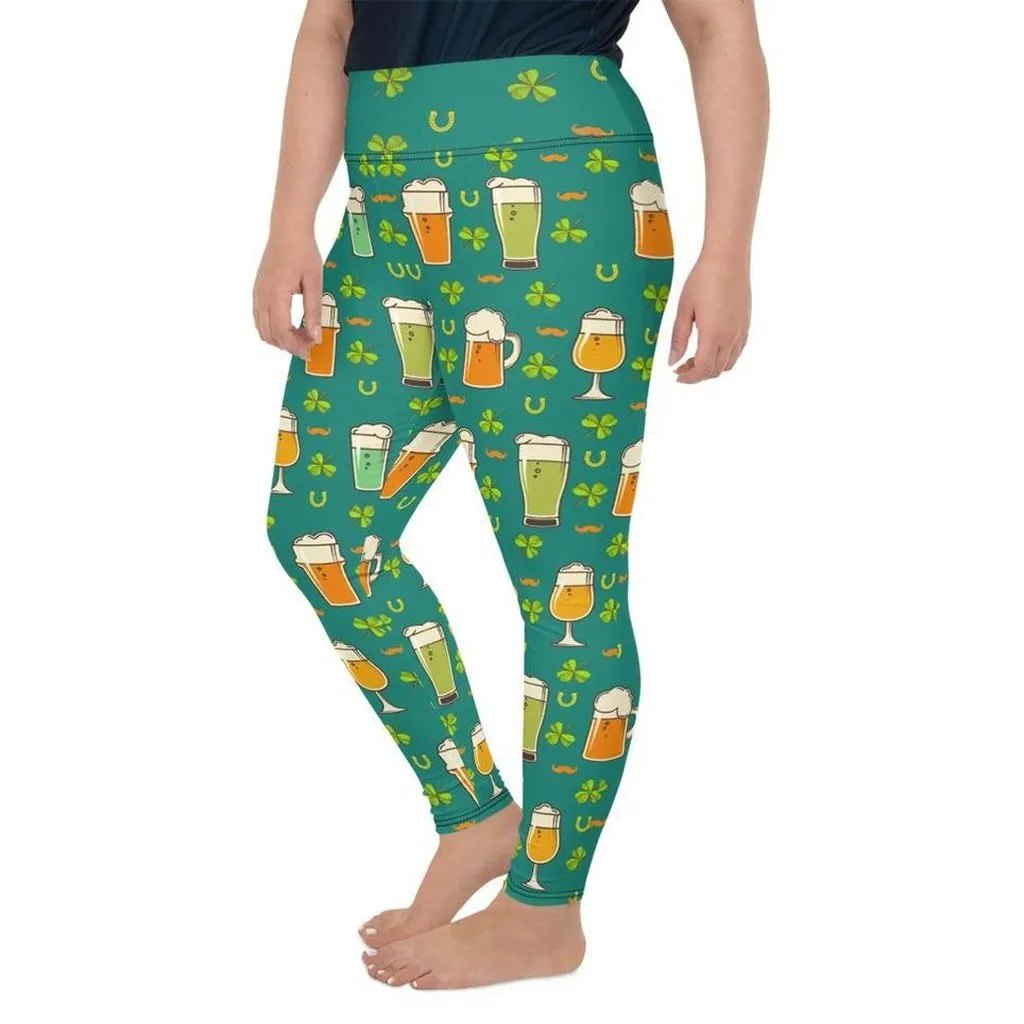 Irish Beer Plus Size Leggings