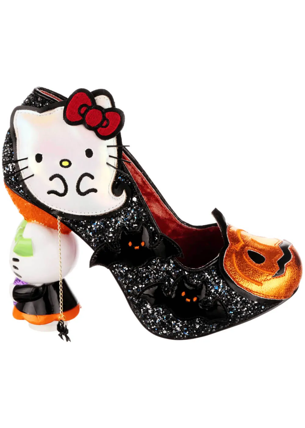 Irregular Choice x Hello Kitty Pumpkin Kitty Pumps Black