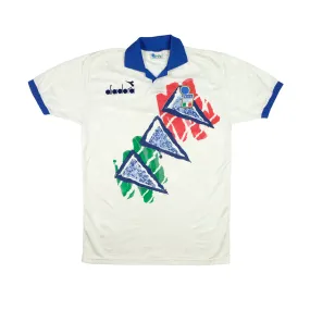 Italy 1993/1994 Diadora Original Training Football Shirt Large