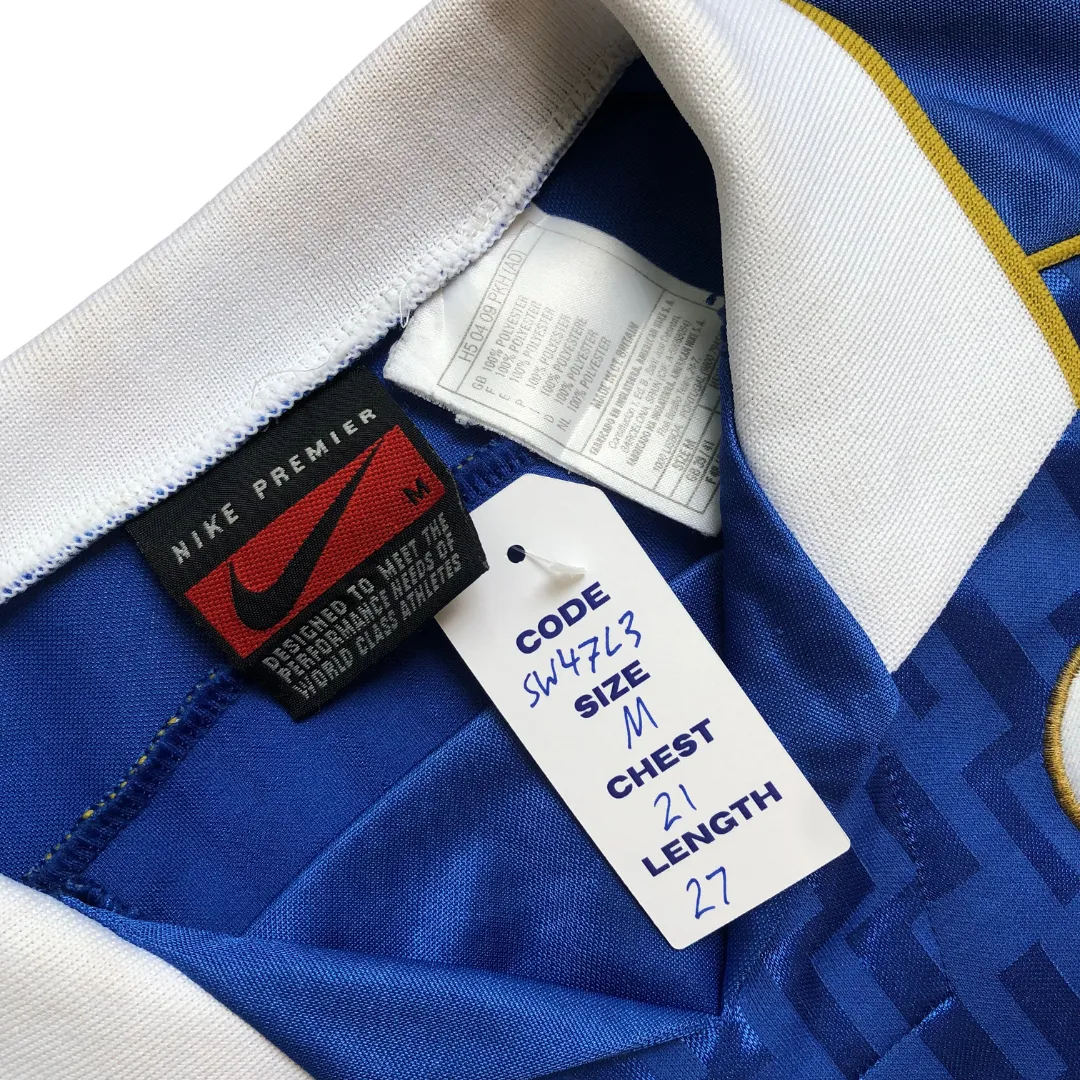 Italy 1995 Nike Original Home Football Shirt Medium