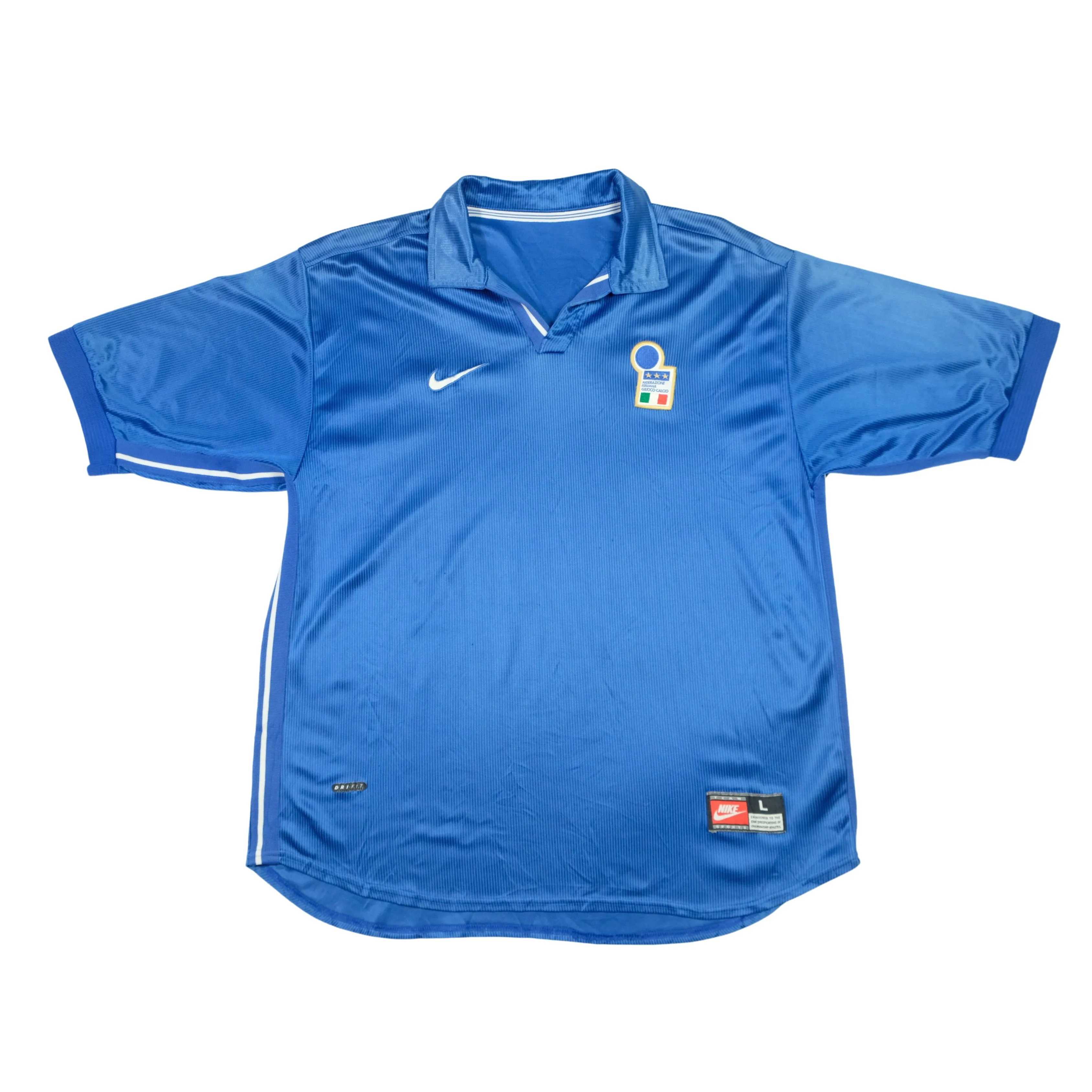 Italy 1997/1998 Nike Original Home Football Shirt Large