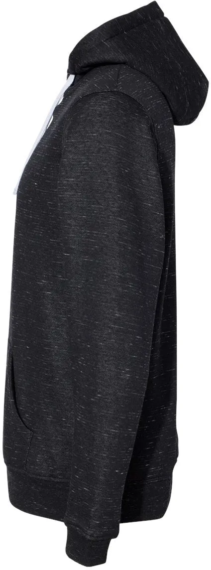 J America Mélange Fleece Hooded Sweatshirt