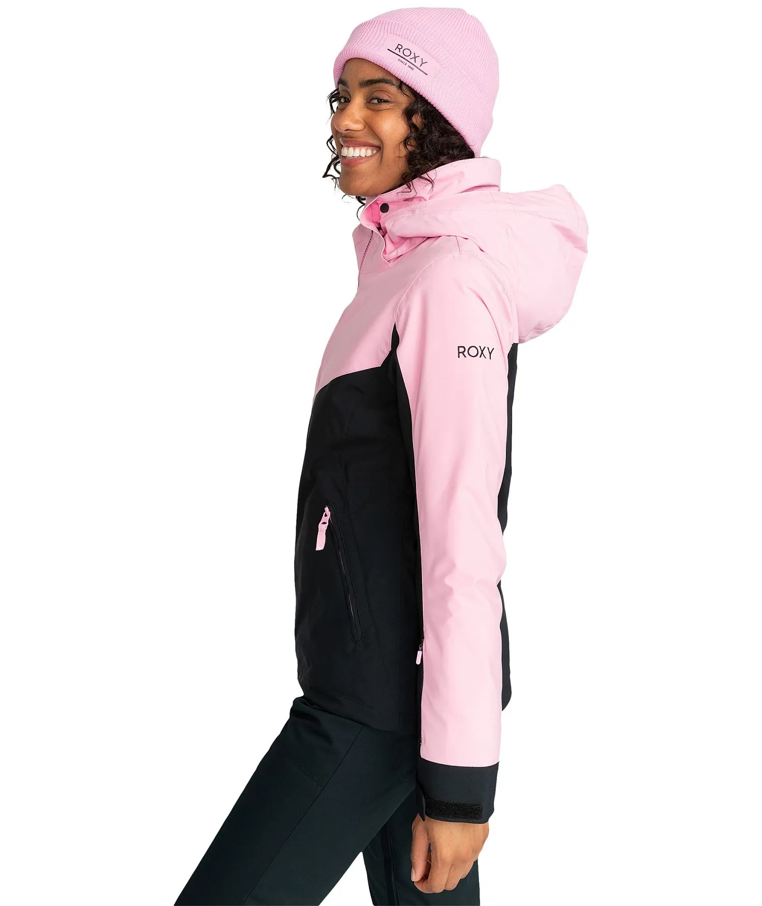 jacket Roxy Free Jet Block - MGS0/Pink Frosting - women´s