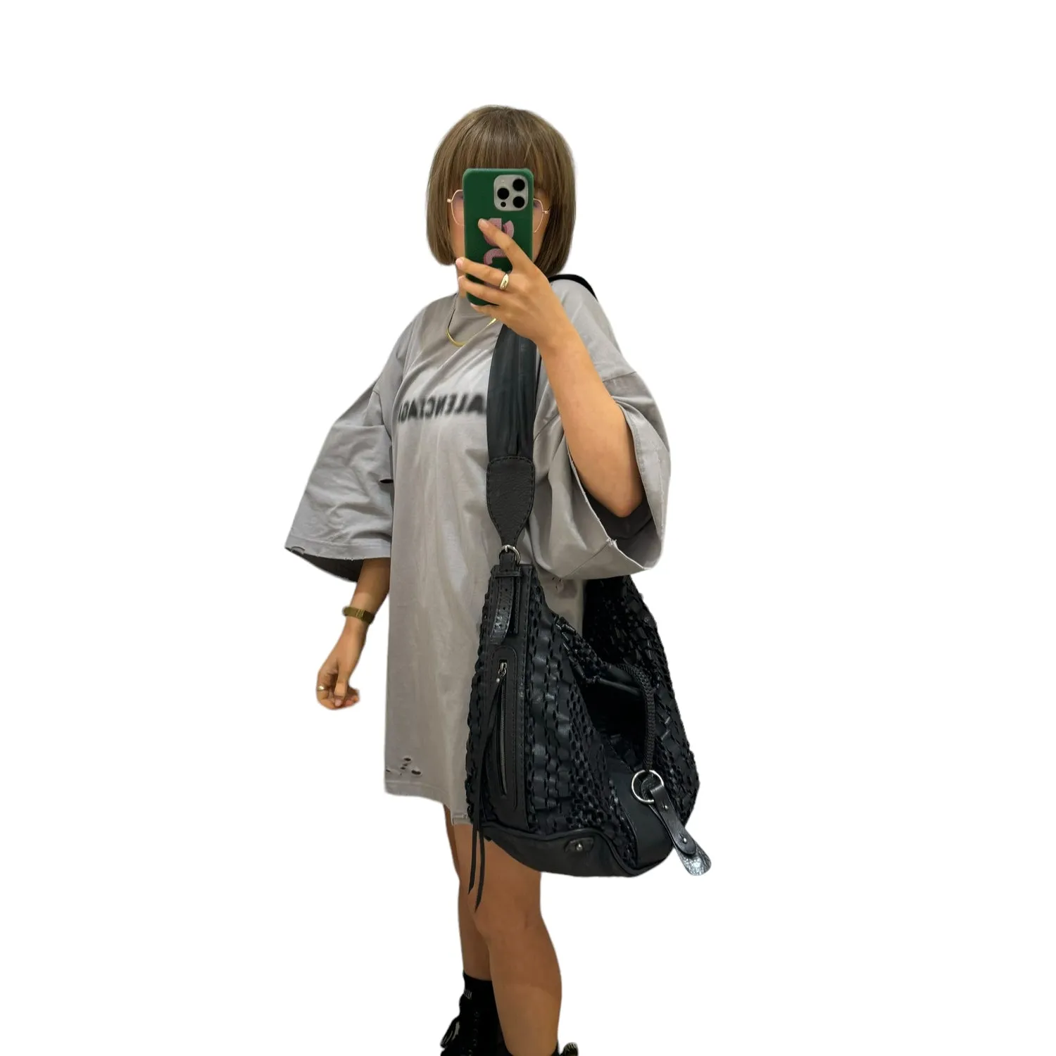 Jamin Puech Black Leather Bag