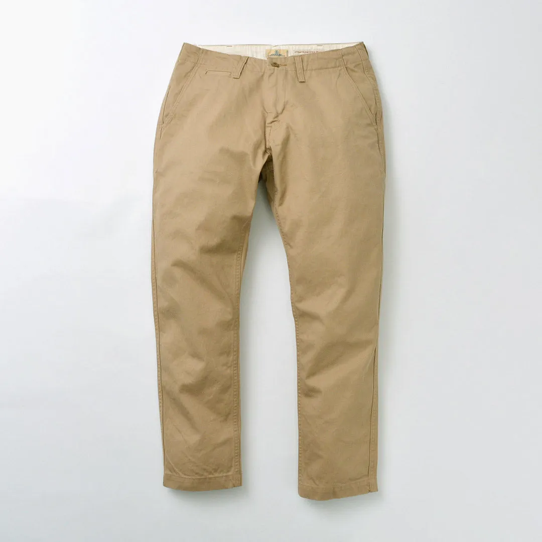 JAPAN BLUE JEANS（ジャパンブルージーンズ） RJB1610 別注 40/3ハイカウントツイル ワイドテーパード ヴィンテージ チノ / パンツ セミワイド テーパード チノパン メンズ 岡山 日本製