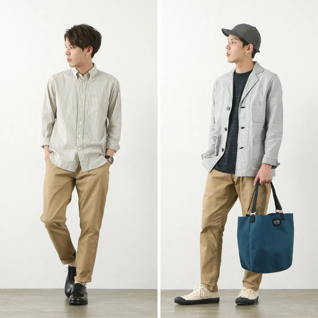 JAPAN BLUE JEANS（ジャパンブルージーンズ） RJB1610 別注 40/3ハイカウントツイル ワイドテーパード ヴィンテージ チノ / パンツ セミワイド テーパード チノパン メンズ 岡山 日本製