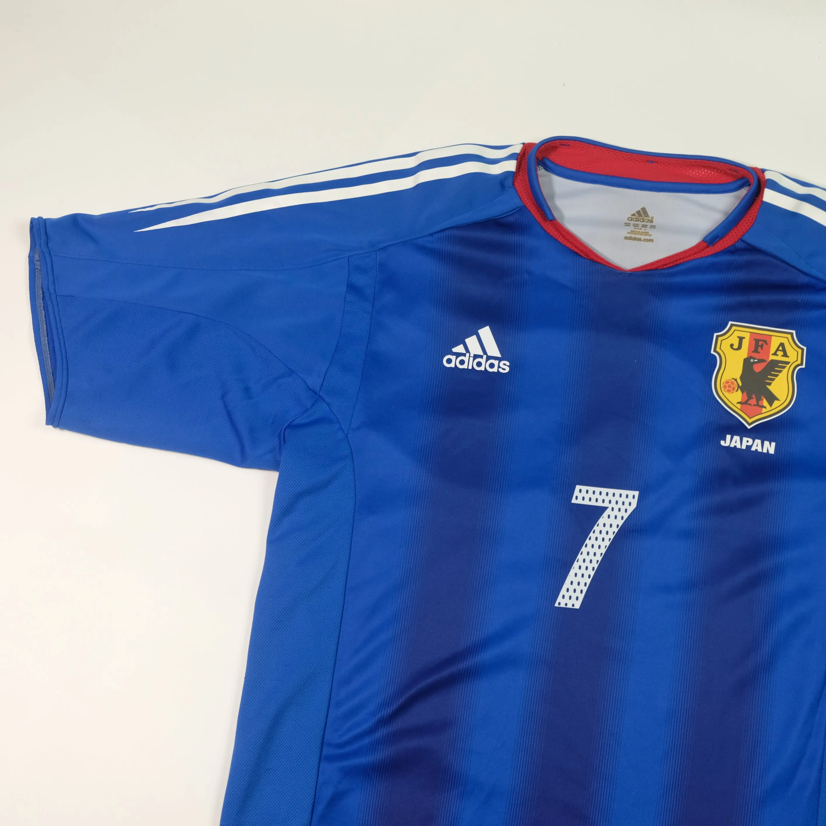 Japan Nakata 7 Adidas 2004/2006 Original Home Football Shirt Medium