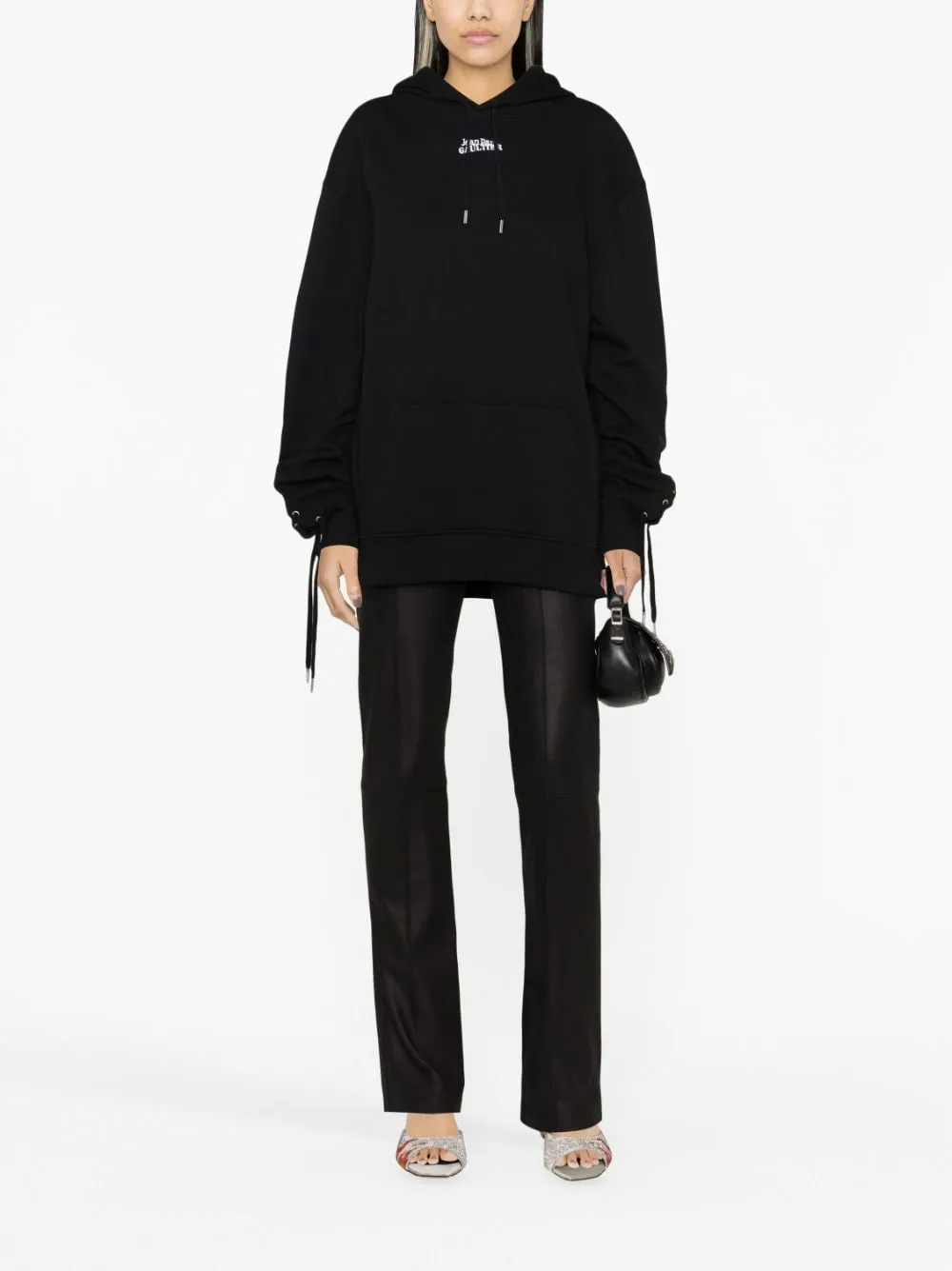 Jean Paul Gaultier    Jean Paul Gaultier Logo Cotton Hoodie