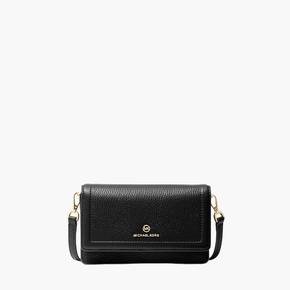 Jet Set Small Pebbled Leather Smartphone Convertible Crossbody Bag