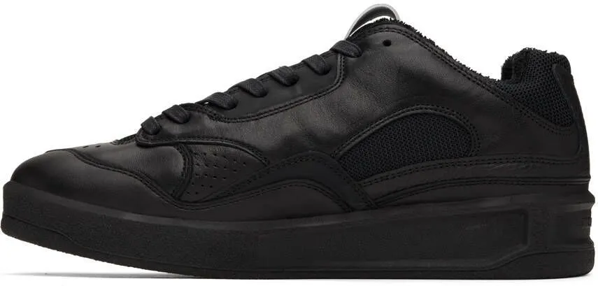 Jil Sander Black Leather Sneakers