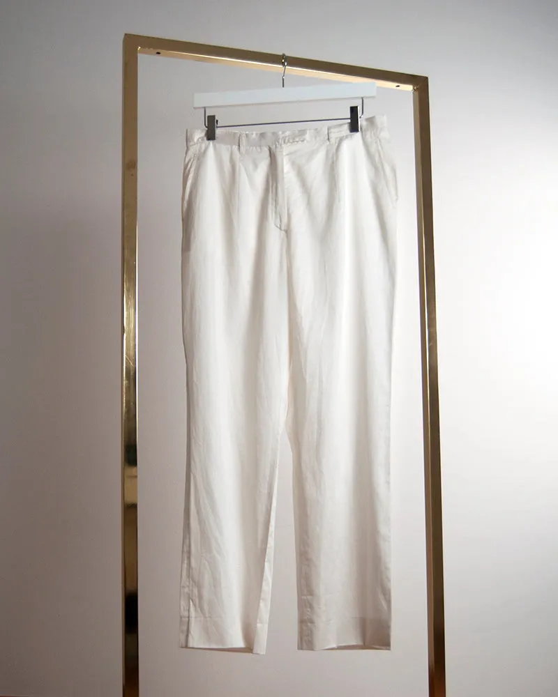 Jil Sander thin cotton trousers