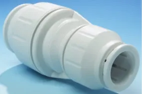 John Guest Plastic Pipe Fitting, Straight Push Fit Reducer, 22mm