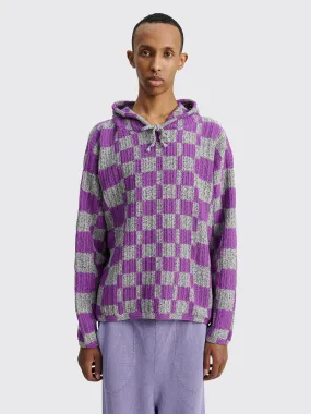Judy Turner Lucky Hooded Sweater Psychic Grey / Purple