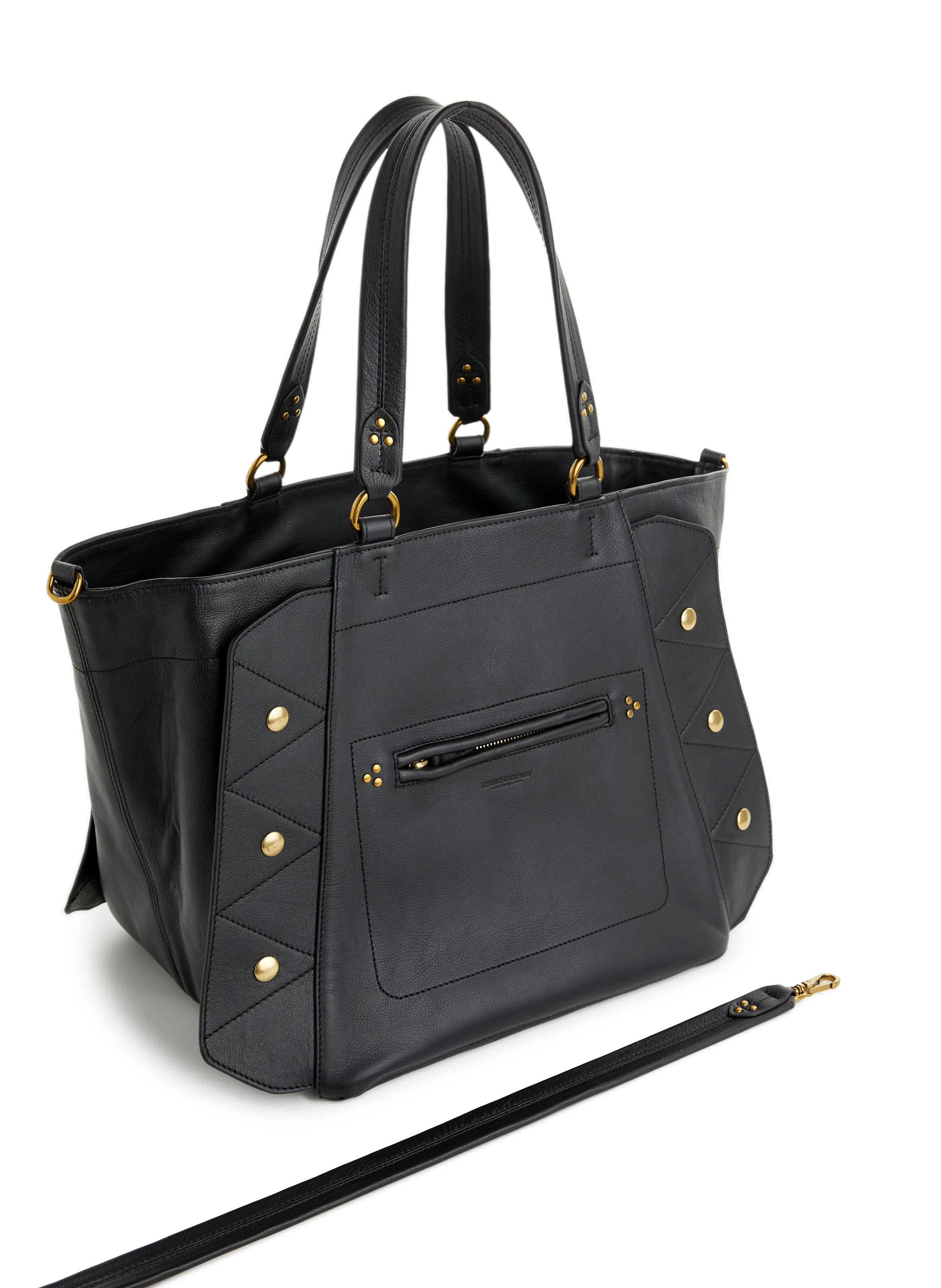 JÉRÔME DREYFUSS  Roger leather bag - Black