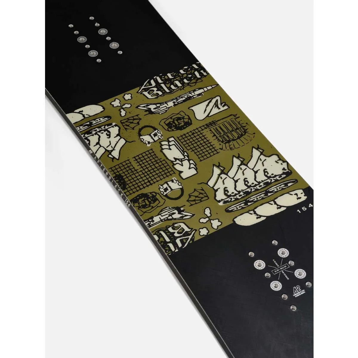 K2 Snowboarding Men's Afterblack Snowboard