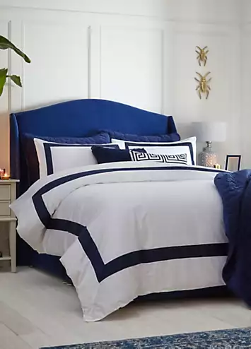 Kaleidoscope Marquise 100% Cotton 400 Thread Count Duvet Cover Set - Blue | Kaleidoscope