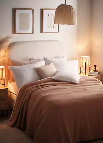 Kaleidoscope Olive Freya Linen Cotton Duvet Cover Set | Kaleidoscope