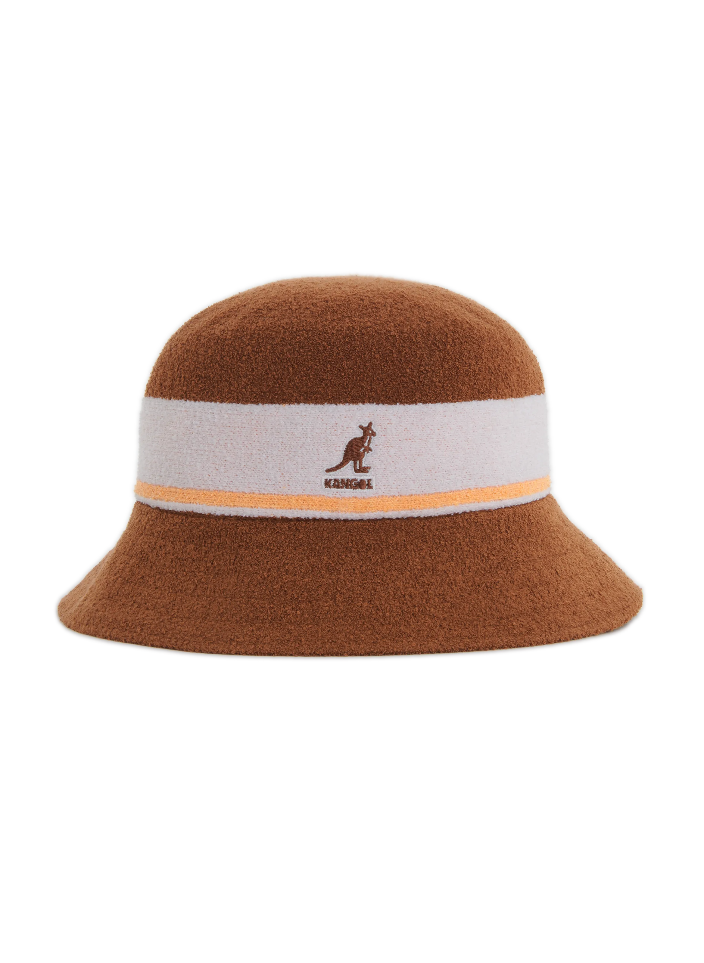 KANGOL  Logo bucket hat  - Brown