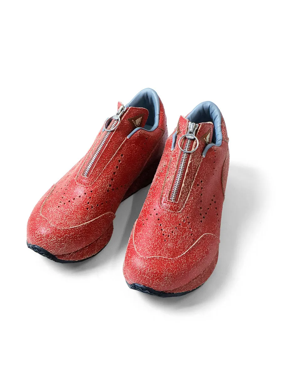 Kapital cracked leather sparrow sneakers shoes