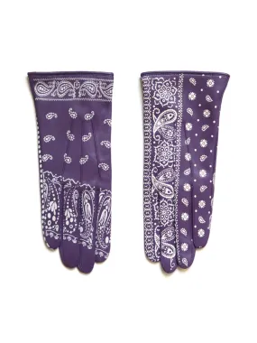 Kapital Leather bandana gloves