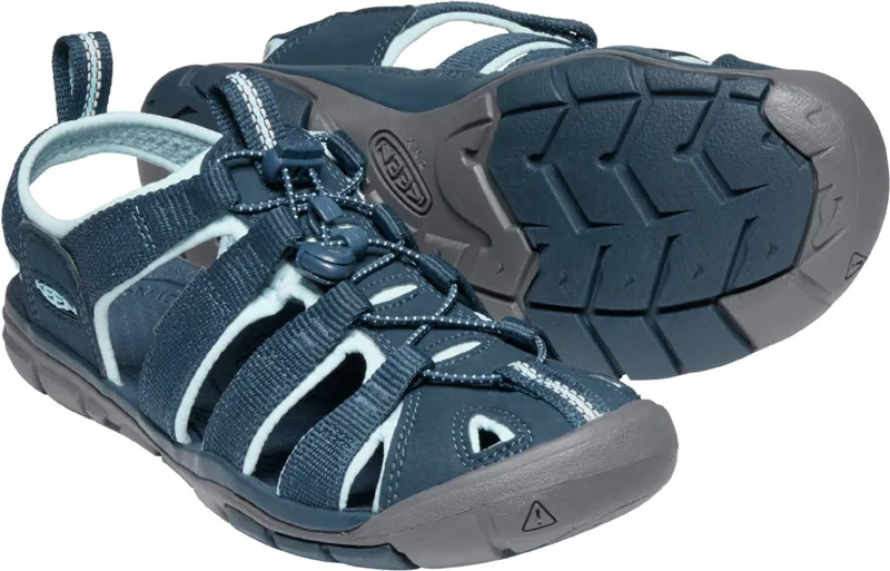 Keen Womens Clearwater CNX Sandals - Navy-Blue Glow