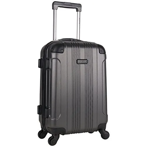 Kenneth Cole Reaction Out Of Bounds 20-Inch Carry-On Lightweight Durable Hardshell 4-Wheel Spinner Cabin Size Luggage, Charcoal