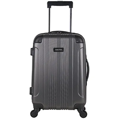 Kenneth Cole Reaction Out Of Bounds 20-Inch Carry-On Lightweight Durable Hardshell 4-Wheel Spinner Cabin Size Luggage, Charcoal