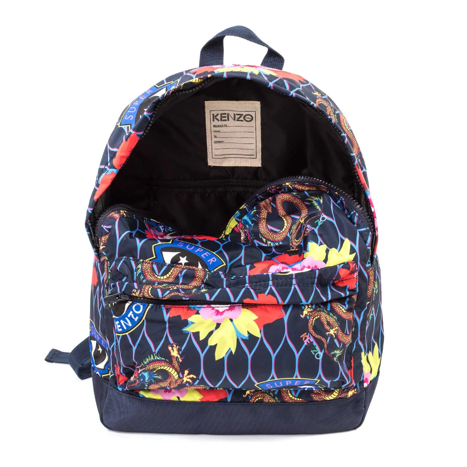 Kenzo Blue Backpack For Girls