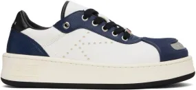 Kenzo Navy & White Hoops Trainer Sneakers