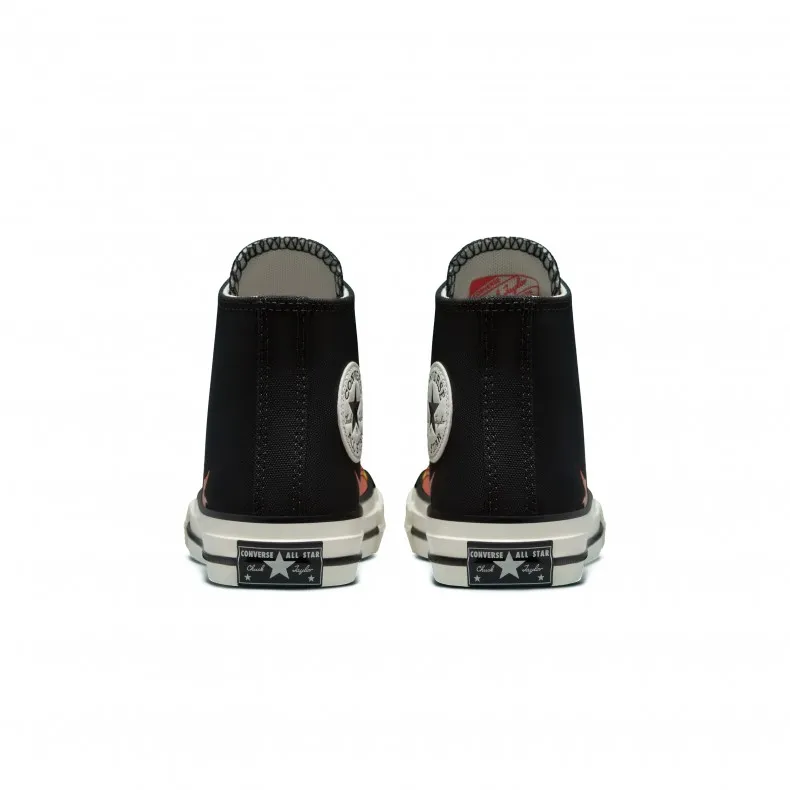 Kids' Converse All Star Chuck Taylor 70 Hi 'Archive Prints' (Black/Enamel Red/Egret)