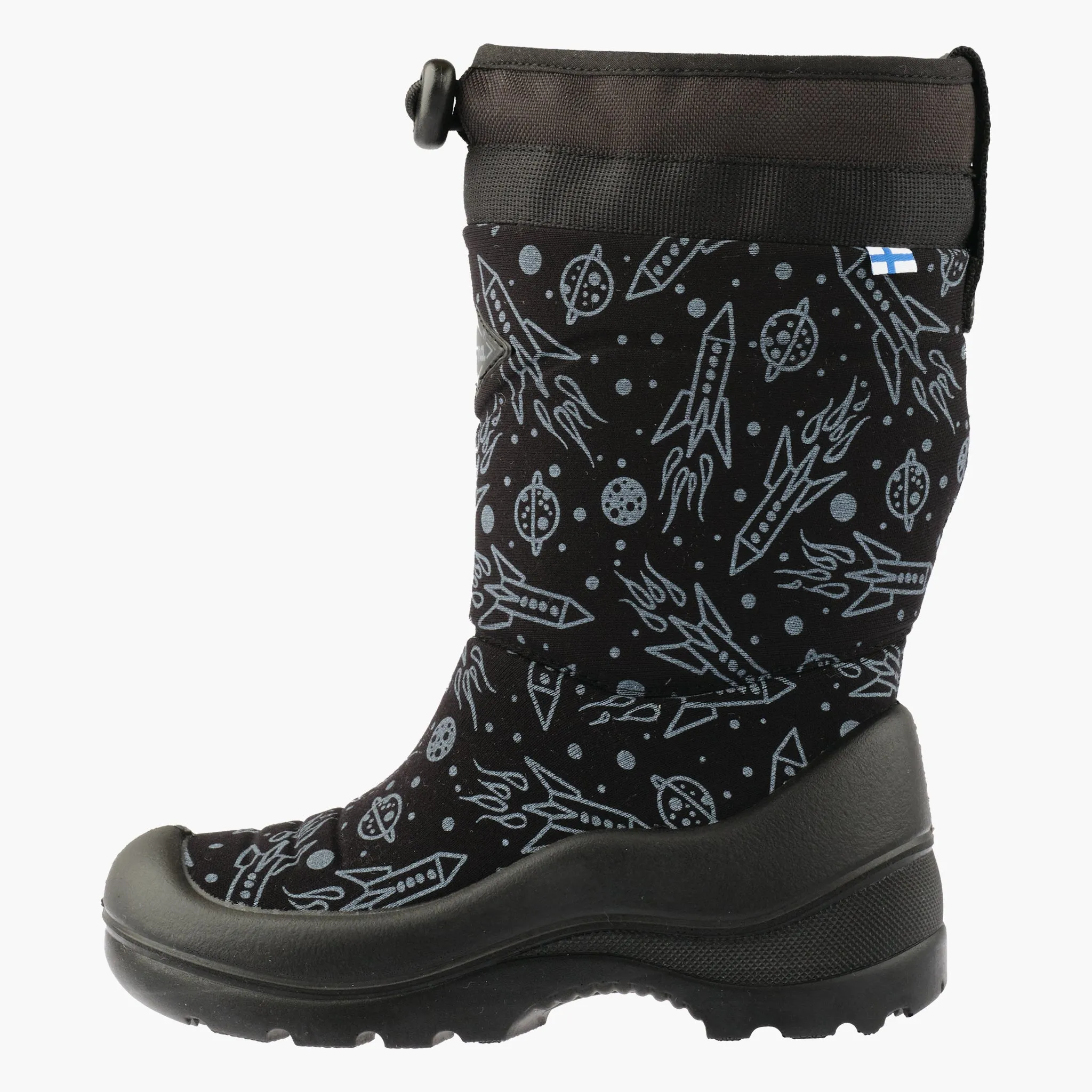 Kids winter boots Lumilukko, Black Spaceship