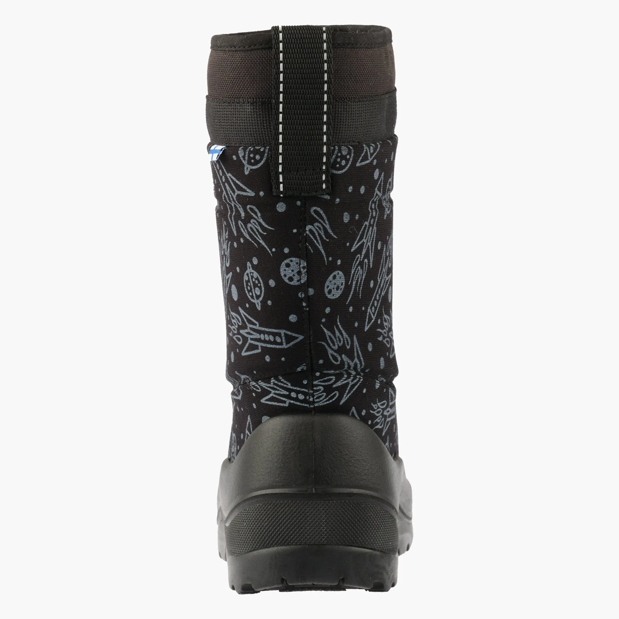 Kids winter boots Lumilukko, Black Spaceship
