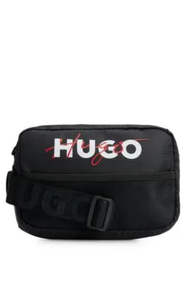 Kids' belt bag with double logo