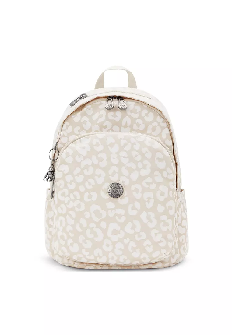 Kipling Kipling DELIA White Cheetah J Backpack