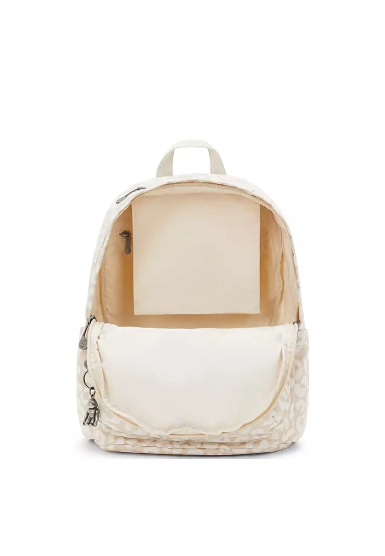 Kipling Kipling DELIA White Cheetah J Backpack