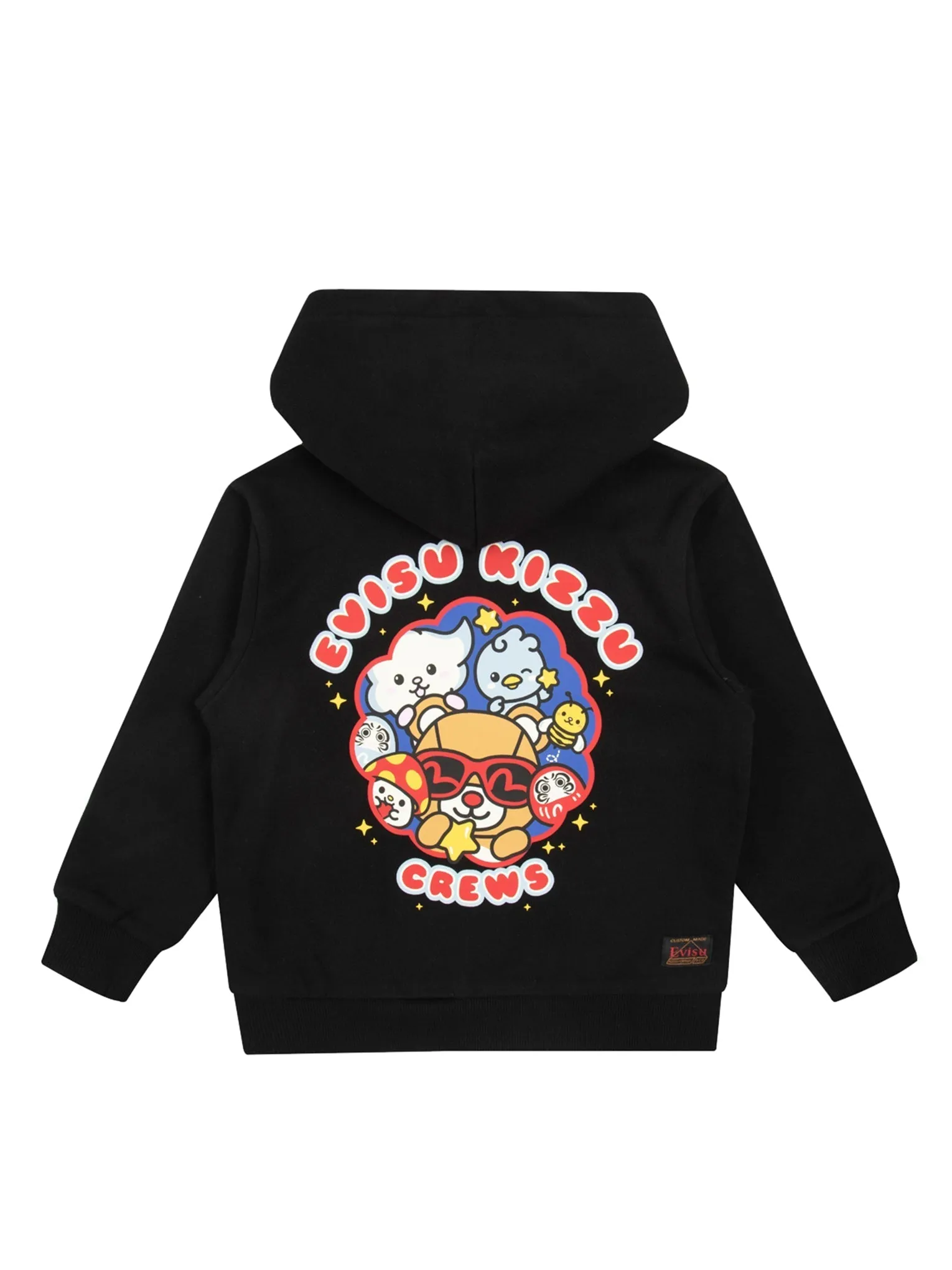KIZZU Crews Graphic Print Regular Fit Zip-up Hoodie