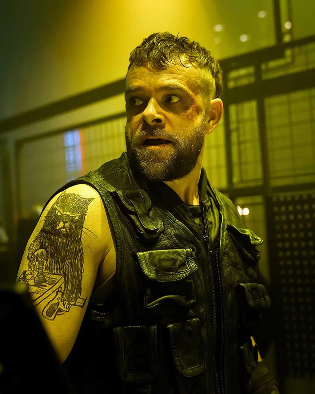 Knights of the Zodiac 2023 Nick Stahl Leather Vest