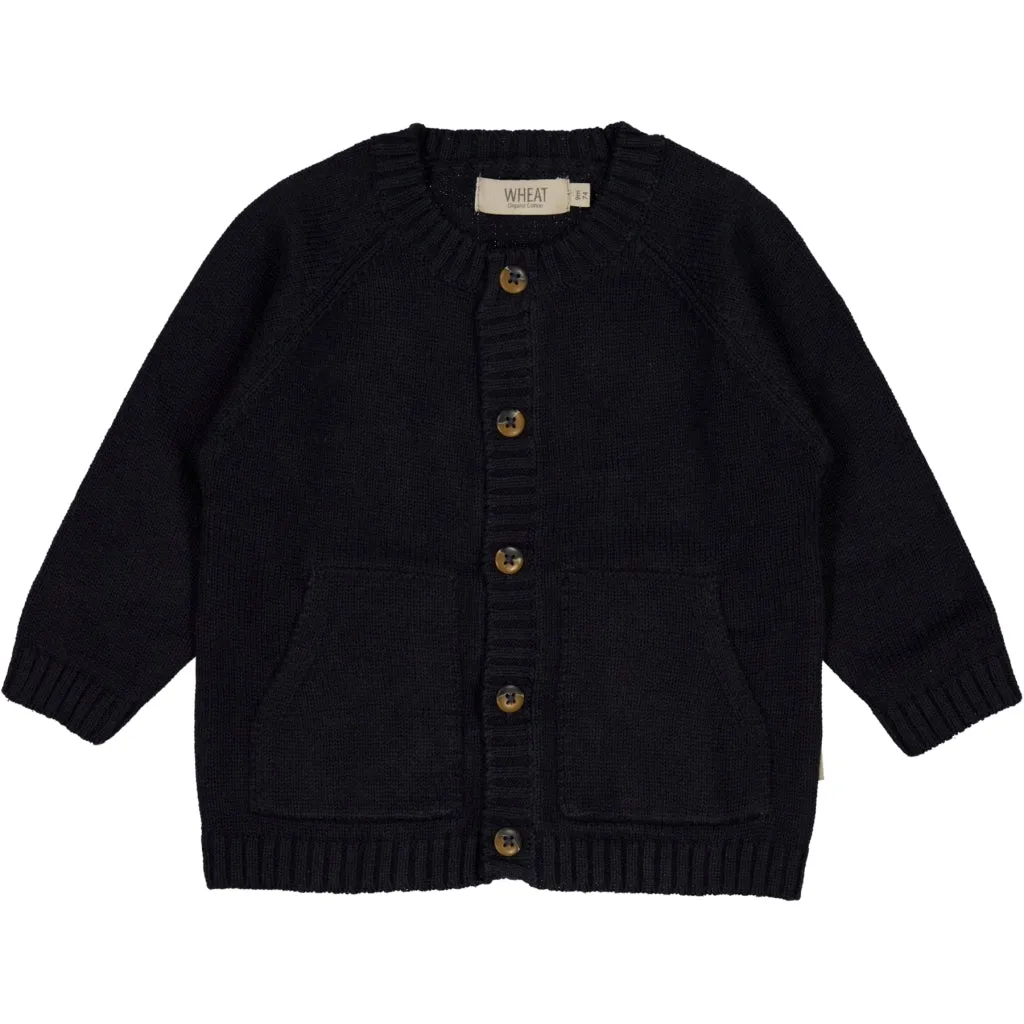 Knit Cardigan Classic - midnight blue