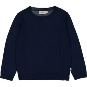 Knit Pullover Maui - navy