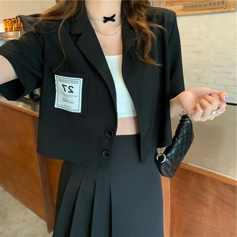 Korean style short shirt