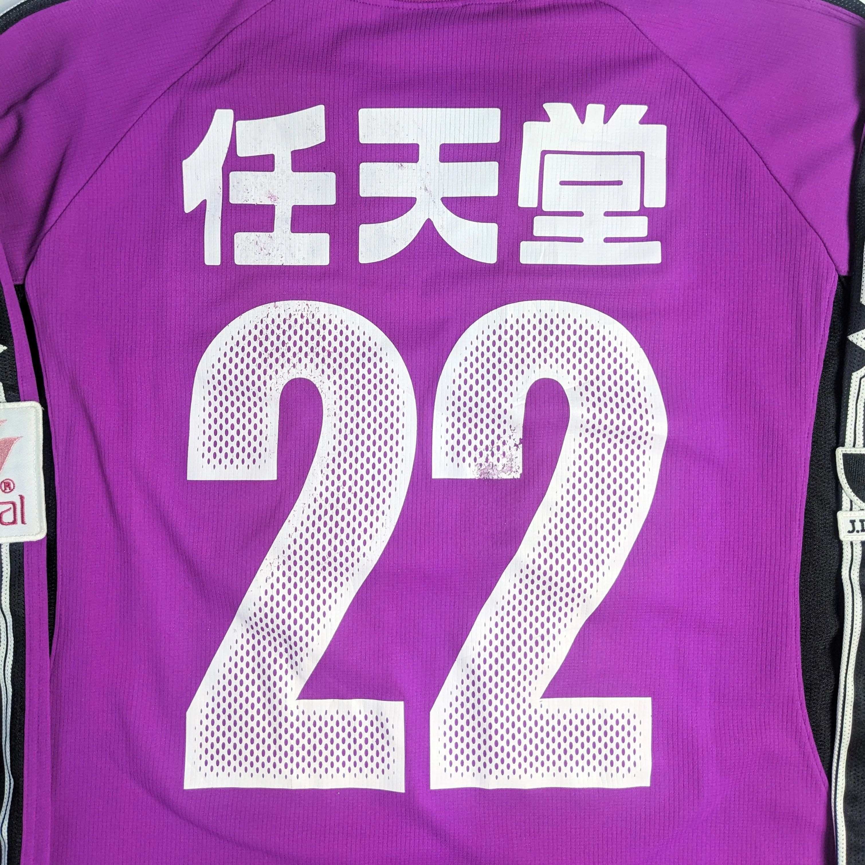 Kyoto Purple Sanga J-League Japan Match Issue 2003 Mizuno Home Football Shirt Large