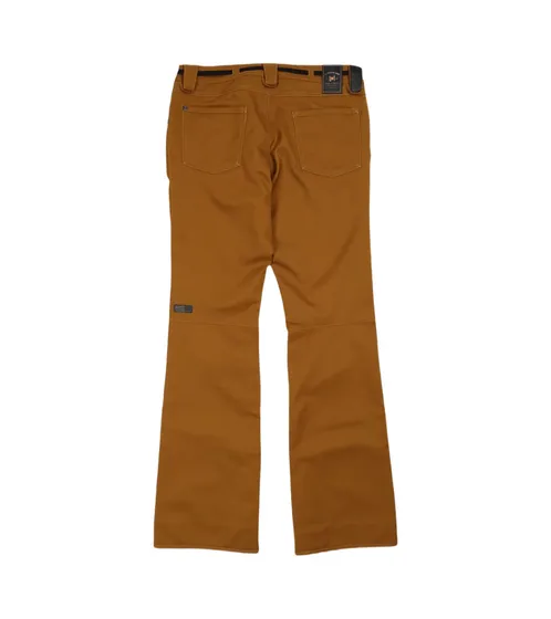 L1 PREMIUM GOODS Pantaloni da sci da uomo Heartbreaker, pantaloni da snowboard funzionali, vestibilità skinny 873690-006 marrone